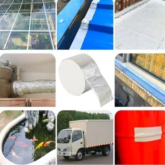 BUFFER® 2 Mt Yüksek Sıcaklık Dayanan Su Geçirmez Çatı  Duvar Çatlak Onarıcı Yapışkan Bant Folyo 5 Cm - 8
