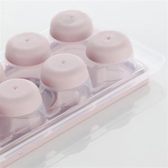 BUFFER® 12li Kapaklı Yapışmaz Silikon Tabanlı Plastik Küp Buz Kalıbı - 2