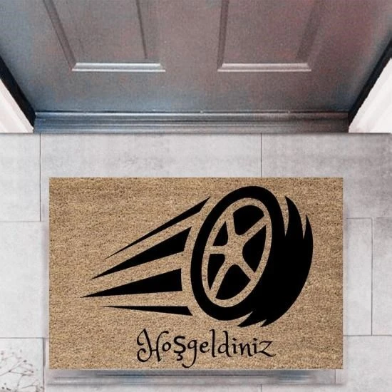 Kapı Önü Paspası Dekoratif Dijital Baskı Arabalar P-2685 ürün görseli