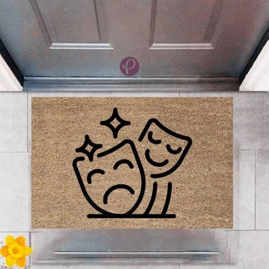 Kapı Önü Paspası Dekoratif Dijital Baskı Tiyatro P-2387 ürün görseli