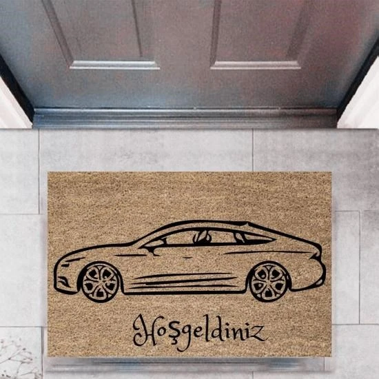 Kapı Önü Paspası Dekoratif Dijital Baskı Arabalar P-2711 ürün görseli