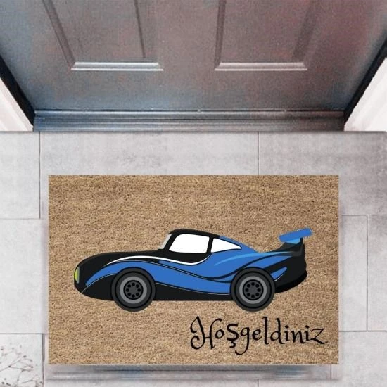 Kapı Önü Paspası Dekoratif Dijital Baskı Arabalar P-2697 ürün görseli