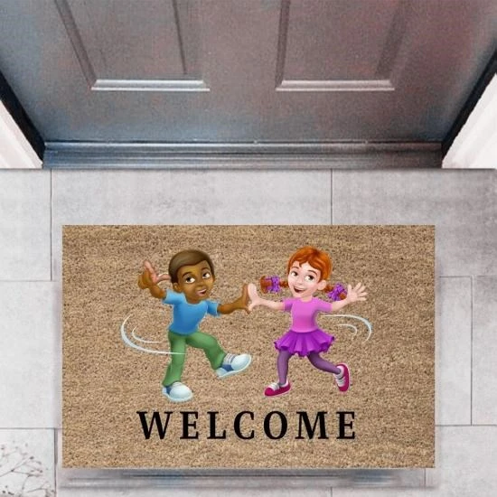 Kapı Önü Paspası Dekoratif Dijital Baskı ÇocuklarP-2722 ürün görseli