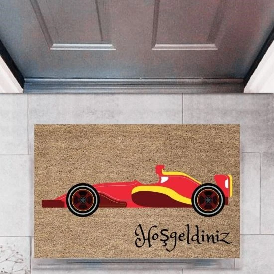 Kapı Önü Paspası Dekoratif Dijital Baskı Arabalar P-2692 ürün görseli