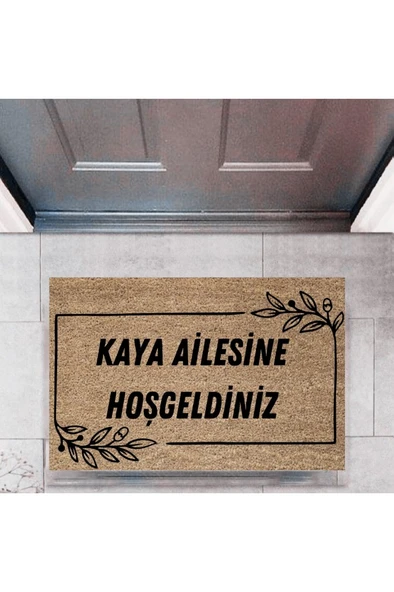 Kapı Önü Paspası Dekoratif Dijital Baskı Kişiye Özel P-2318 ürün görseli