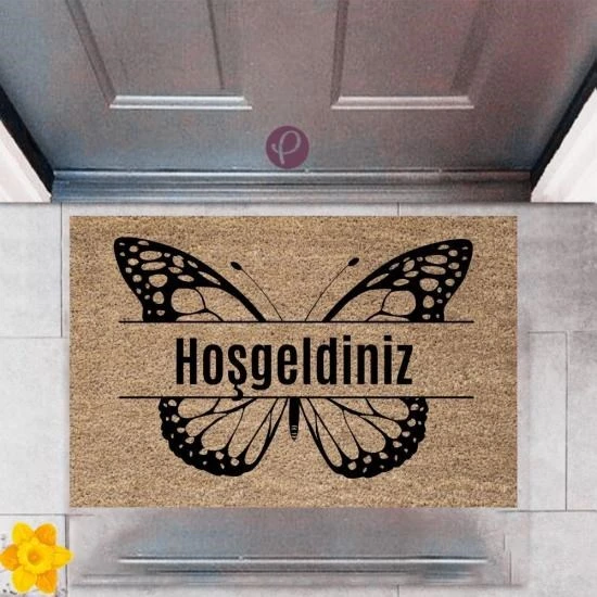Kapı Önü Paspası Dekoratif Dijital Baskı Hoşgeldiniz P-2371 ürün görseli