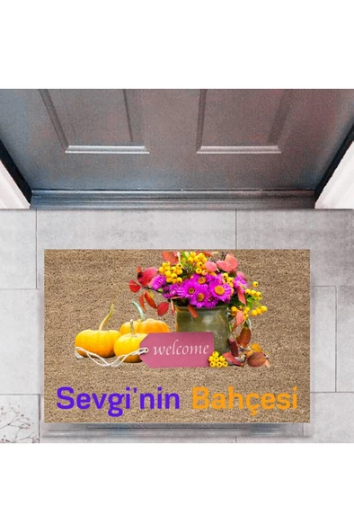 Kapı Önü Paspası Dekoratif Dijital Baskı Bahçesi P-2459 ürün görseli