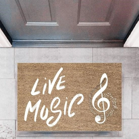 Kapı Önü Paspası Dekoratif Dijital Baskı MüzikP-2750 ürün görseli