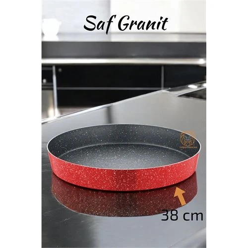 Granit Fırın Tepsisi 38 Cm Çap Börek Tepsisi
