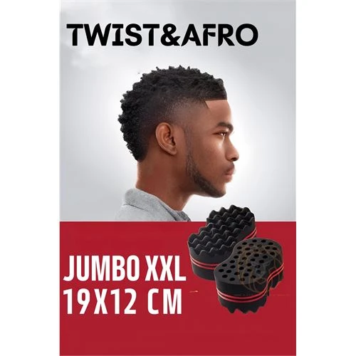 Afro Twist Saç Süngeri Jumbo 19 cm