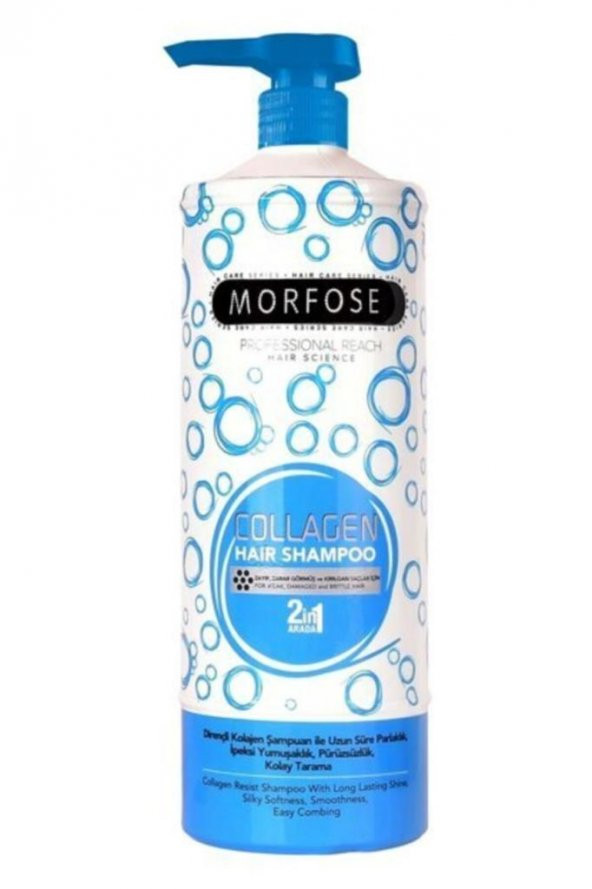 Morfose Şampuan Collagen-2 in 1-Mavi 1000 Ml.