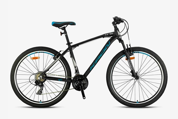 KRON BİSİKLET XC 75 V-FREN SHIMANO 27,5 JANT DAĞ BİSİKLETİ MAT SİYAH/NEON TURKUAZ/BEJ