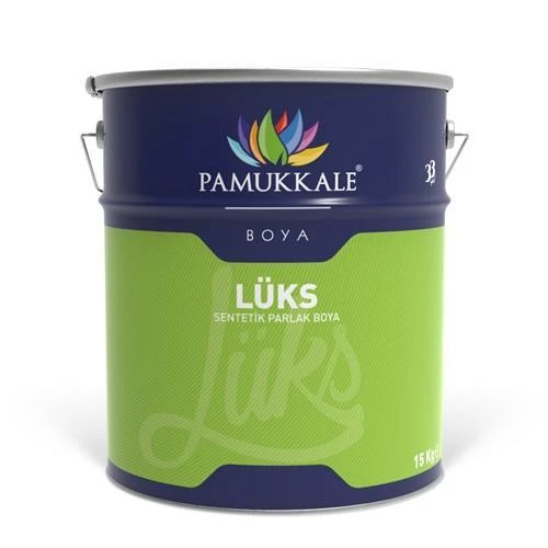 Pamukkale Lüks Parlak Sentetik Yağlı Boya 15 Lt Parlement Mavi Ral 5013