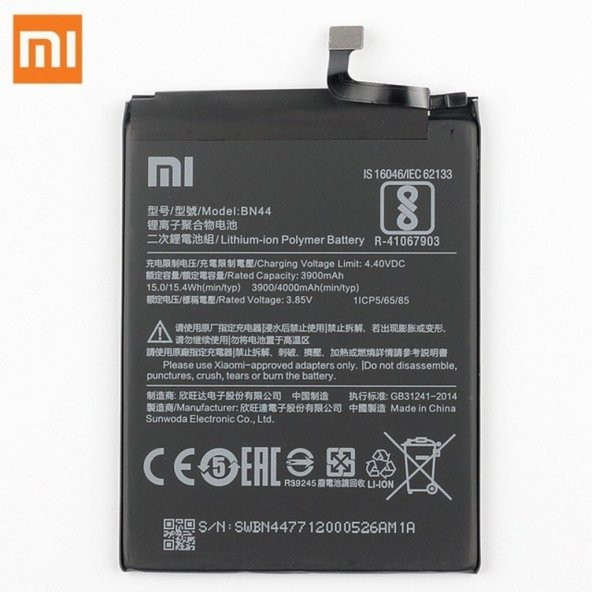 Xiaomi RedMi 5S Plus Batarya Pil A++ Kalite