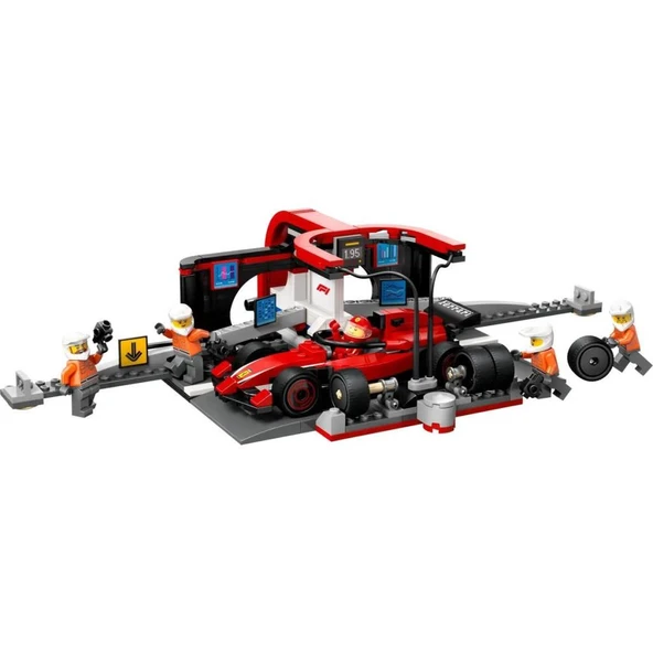 60443 Lego City Ferrari F1 Pit Stop ve Pit Ekibi 322 parça +6 yaş - 2