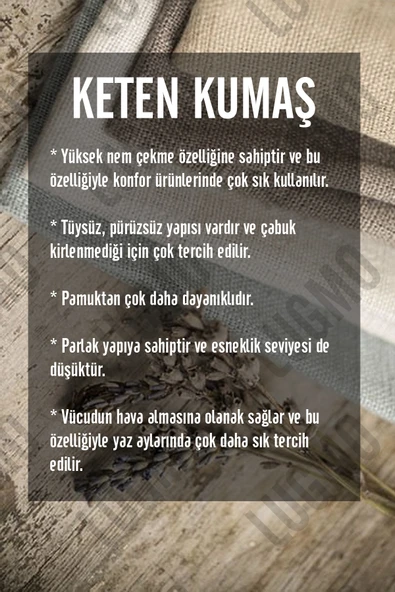 Keten Kumaş Nakışlı Püsküllü Kırlent Kılıfı Punch Çiçekli Noktalı - 3