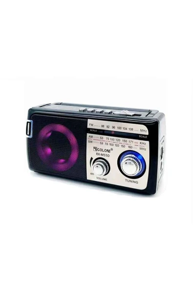 Concord  RX-M55D Rgb Işıklı Nostaljik Radyo Bluetooth Hoparlör