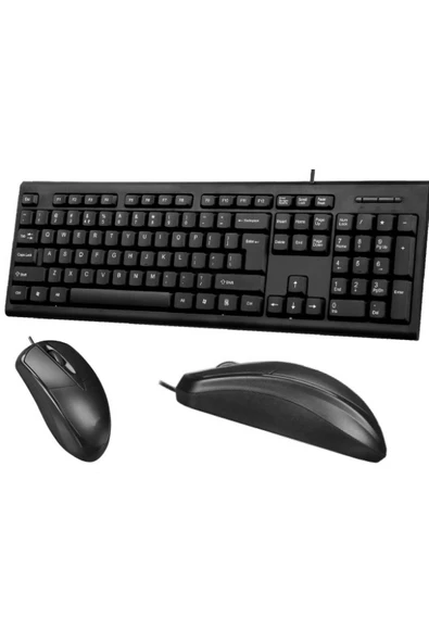 Concord  C-74 Standart Kablolu Q Klavye Kablolu Mouse Türkçe