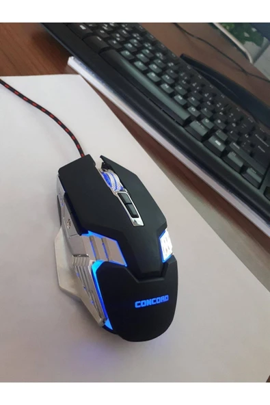 Concord  7 Tuşlu Rgb Gaming Mouse 7200 Dpı Mouse Pad Hediyeli Concord C-25 - 3