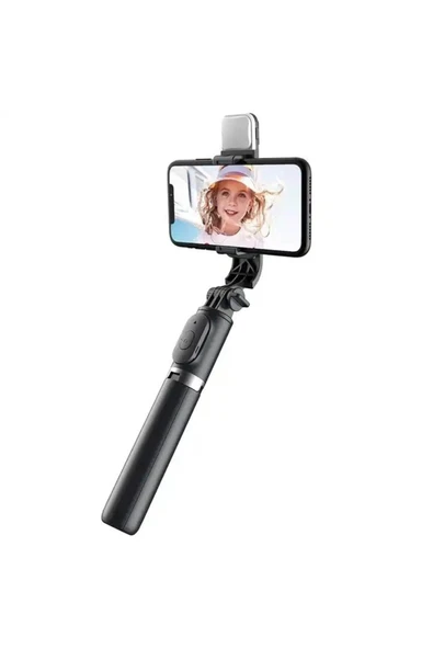 Concord  N08S Bluetooth Uzaktan Kumandalı 15 Cm Işıklı Canlı Yayın Tripod Selfie Çubuğu