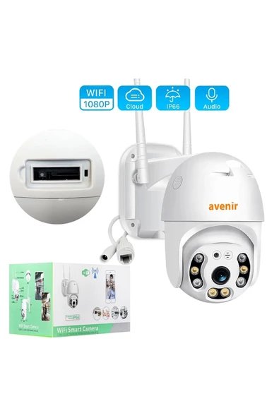 Avenir Av-m20 Smart Güvenlik Kamerası 2mp Onvif Wi-fi Ptz Renkli Gece Görüş Dış Mekan - 2