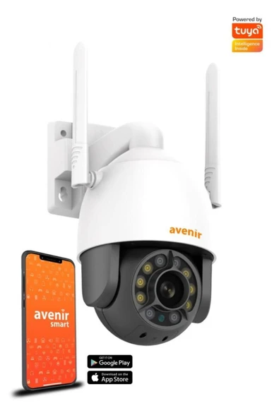 Avenir Av-s300 1080p Sese-işığa Duyarlı Su Geçirmez Ptz Wifi Kamera Sd Kart