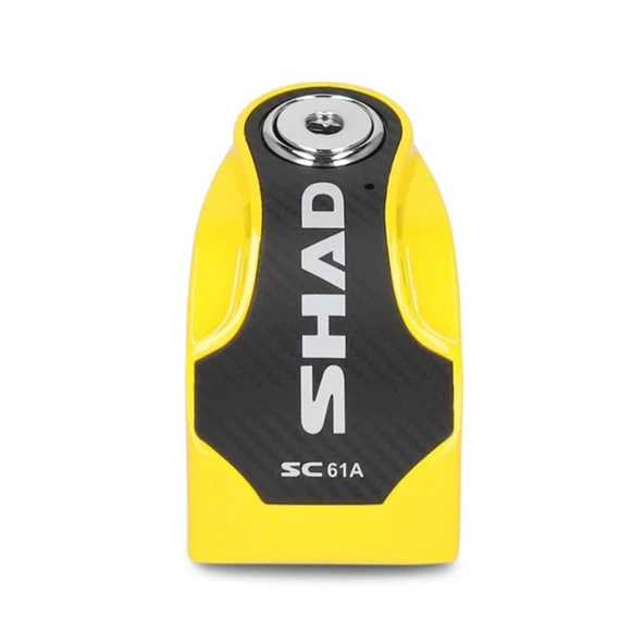 SHAD SC61A Alarmlı Sarı Motosiklet Disk Kilidi C0S6103A - 2