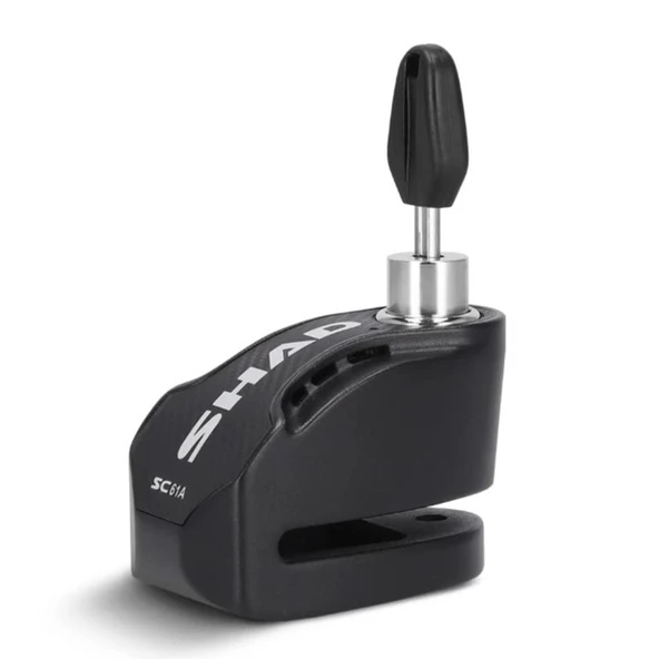 SHAD SC61A Alarmlı Siyah Motosiklet Disk Kilidi C0S6100A - 5