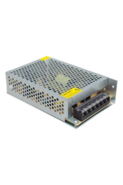 Adaptör 12v 10a Metal Kasa 12 Volt 10 Amper Şerit Led Güvenlik Kamerası Adaptörü Kaliteli Adaptör - 4
