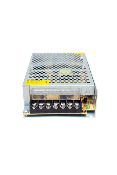 Adaptör 12v 10a Metal Kasa 12 Volt 10 Amper Şerit Led Güvenlik Kamerası Adaptörü Kaliteli Adaptör - 3