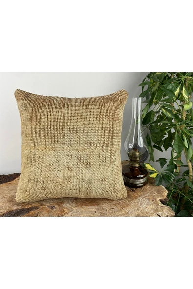 Dekoratif Kilim Kırlent Kılıfı, Vintage, El dokuma, Eski Ev Dekoru, 40x40,Decor Kilim Yastık Kılıfı