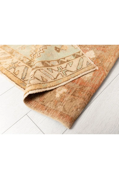 Dekoratif El Dokuma Paspas, Anadolu Paspas Halı, Vintage Kilim - 2