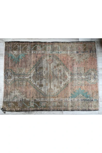 El Dokuma , Kilim Paspas, Anadolu Paspas Halı, Vintage Kilim - 3