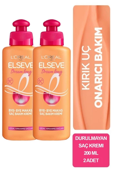 ELSEVE Saç Bakım Kremi Dream Long 200 ml 2 Adet