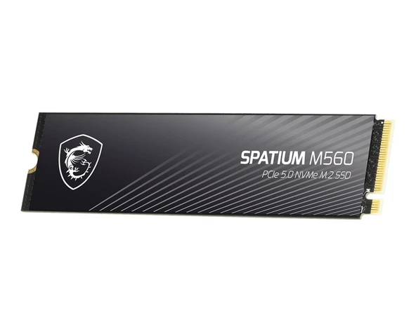MSI SSD SPATIUM M560 PCIE 5.0 NVME M.2 1TB R:10200 W:8400 - Resim 5