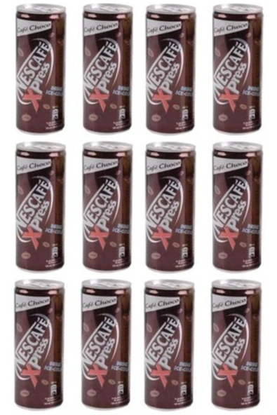 Nescafe Xpress Choco 24 Adet Çikolata Aromalı 250 ml Soğuk Kahve - 3