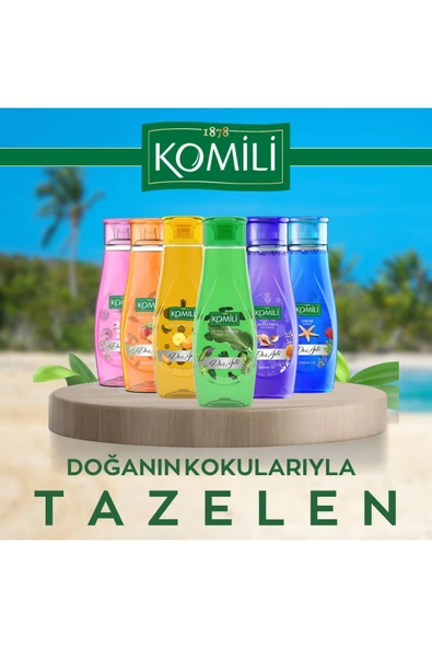 Komili 2X Egzotik Meyveler 2X Orman Esintisi Duş Jeli 4x500 ml - 4