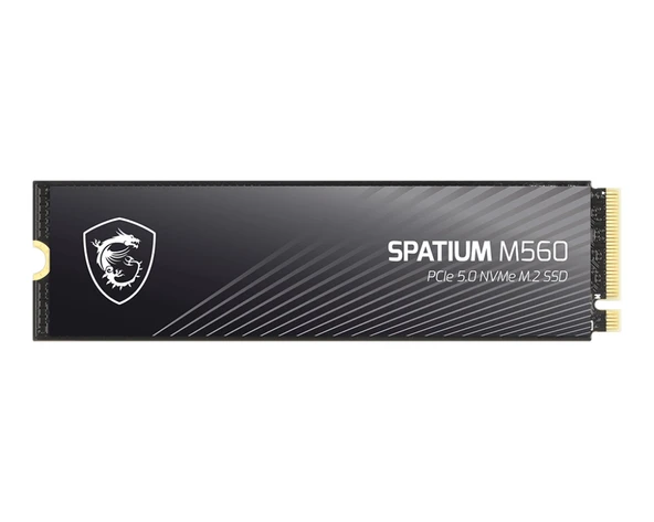 MSI SSD SPATIUM M560 PCIE 5.0 NVME M.2 1TB R:10200 W:8400 - Resim 2