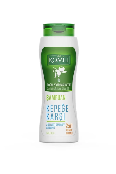 Komili Kepek Karşıtı 2'si 1 Arada Kremli Vegan Şampuan - 500 ML - 3