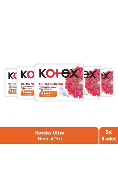 Kotex Ultra Normal Ped 8 Adet X 5 - 2