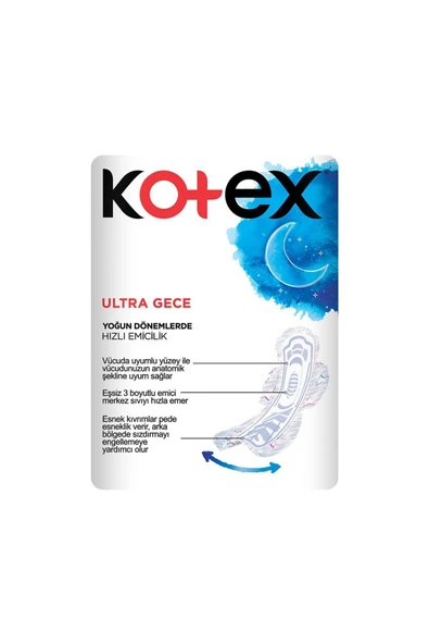 Kotex Ultra Süper Ekonomik Paket Gece 16'lı - 2
