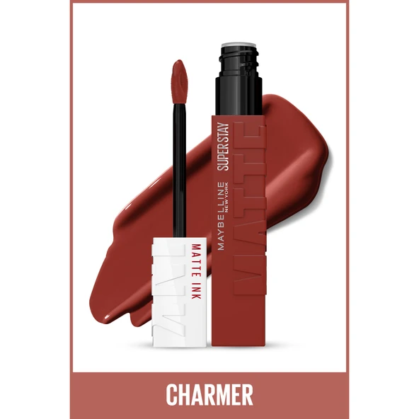 Maybelline New York Super Stay Matte Ink Likit Mat Ruj - 510 Charmer - 2