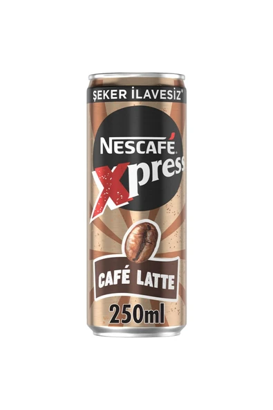 Nescafe Xpress Cafe Latte Şekersiz Soğuk Kahve 250 Ml