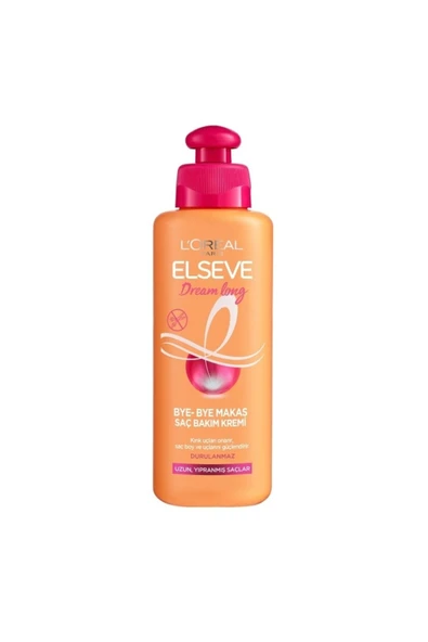 ELSEVE Loreal Paris Dream Long Bye-bye Makas Saç Bakım Kremi 200 Ml