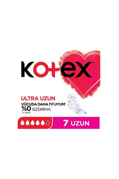 Kotex Ultra Tekli Uzun 7'li Ped