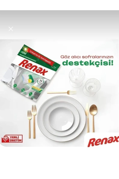RENAX bulaşık makinesi kapsülü hepsi bir arada 44 adet x 4 paket (176 Yıkama) - 3