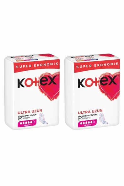 Kotex Ped Ultra Ped Uzun 18'li x2 - 2