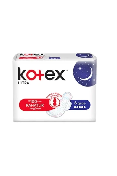 Kotex Tekli Gece Hijyenik Ped 24x6=144 Adet 1 Koli - 2