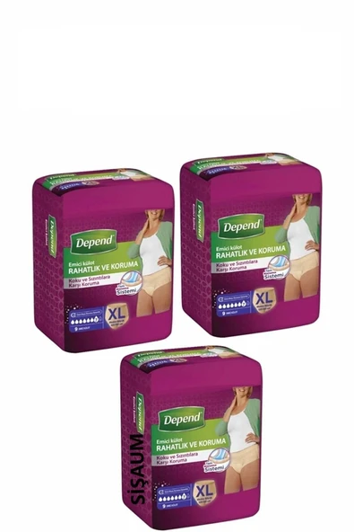 Depend Süper Emici Külot 30 Adet Xl Beden