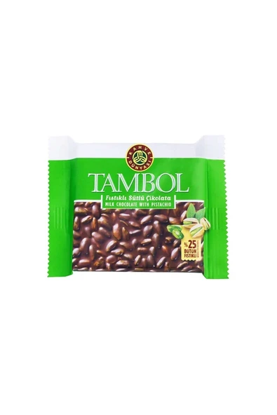 Kahve Dünyası Tambol Antep Fıstıklı Sütlü Çikolata 77 gr x 6 Adet - 2